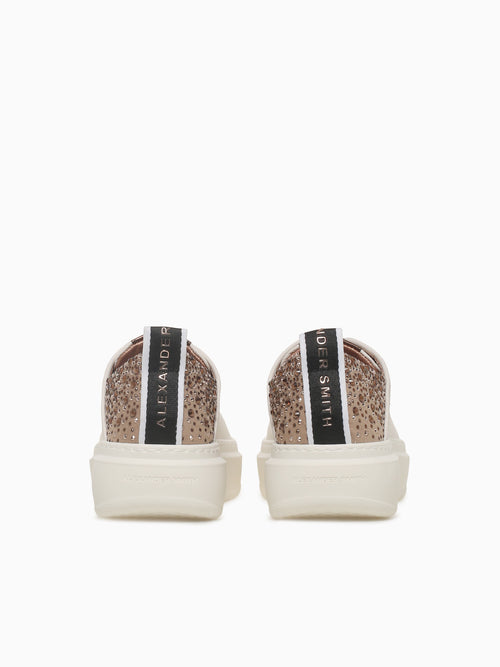 Wembley Woman White Light Brown Leather White / 36 / M