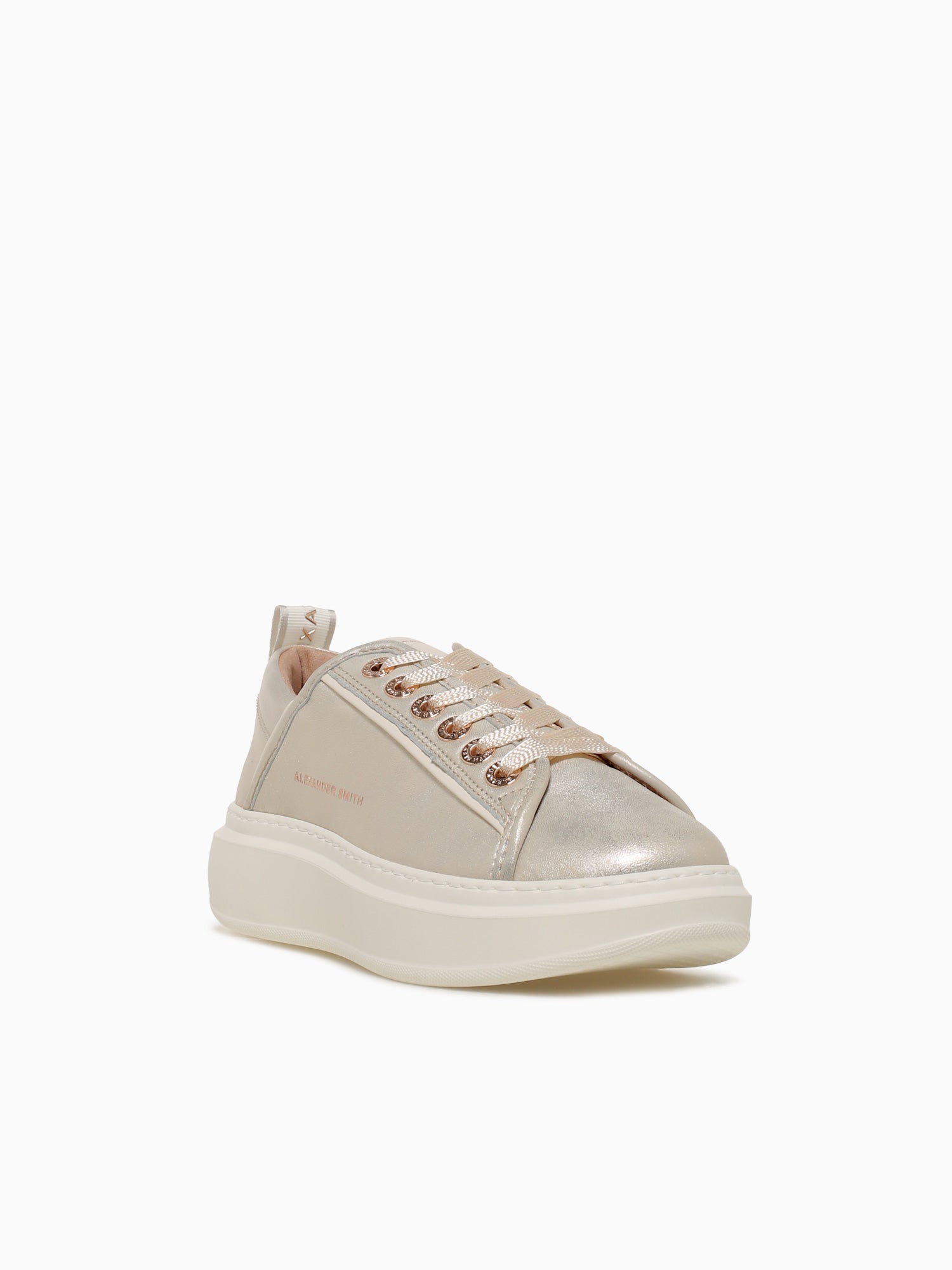 Wembley Woman Platinum Leather Platinum / 36 / M