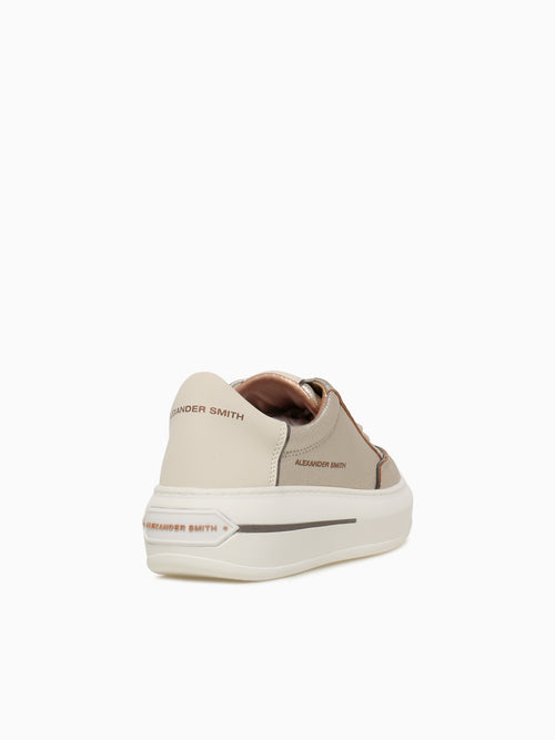 Lancaster Woman Gold White Leather Gold / 36 / M