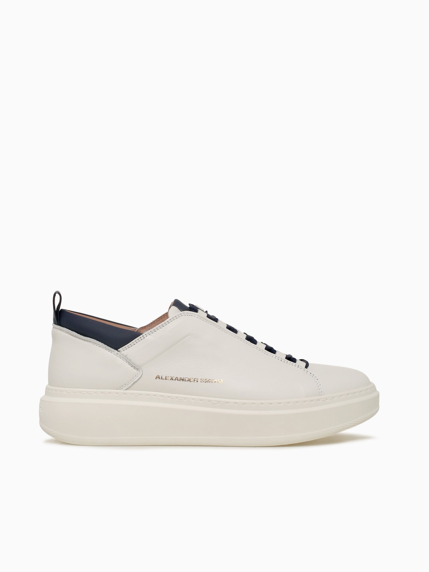 Wembley Man White Blue Leather Blue / 40 / M