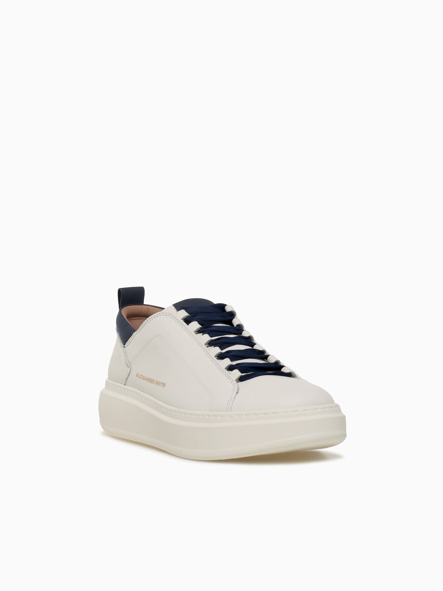 Wembley Man White Blue Leather Blue / 40 / M