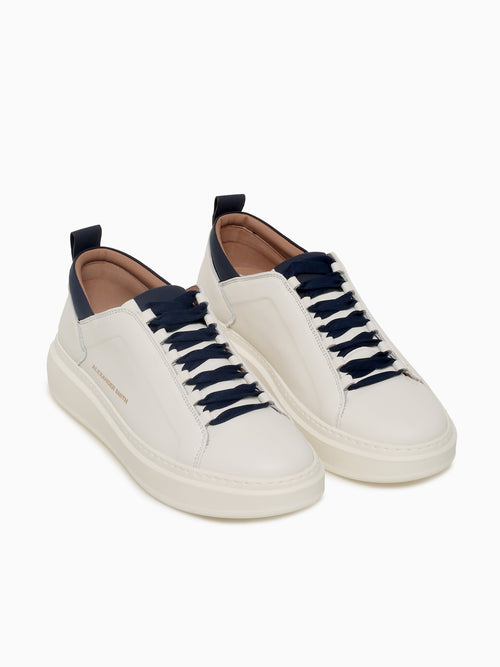 Wembley Man White Blue Leather Blue / 40 / M