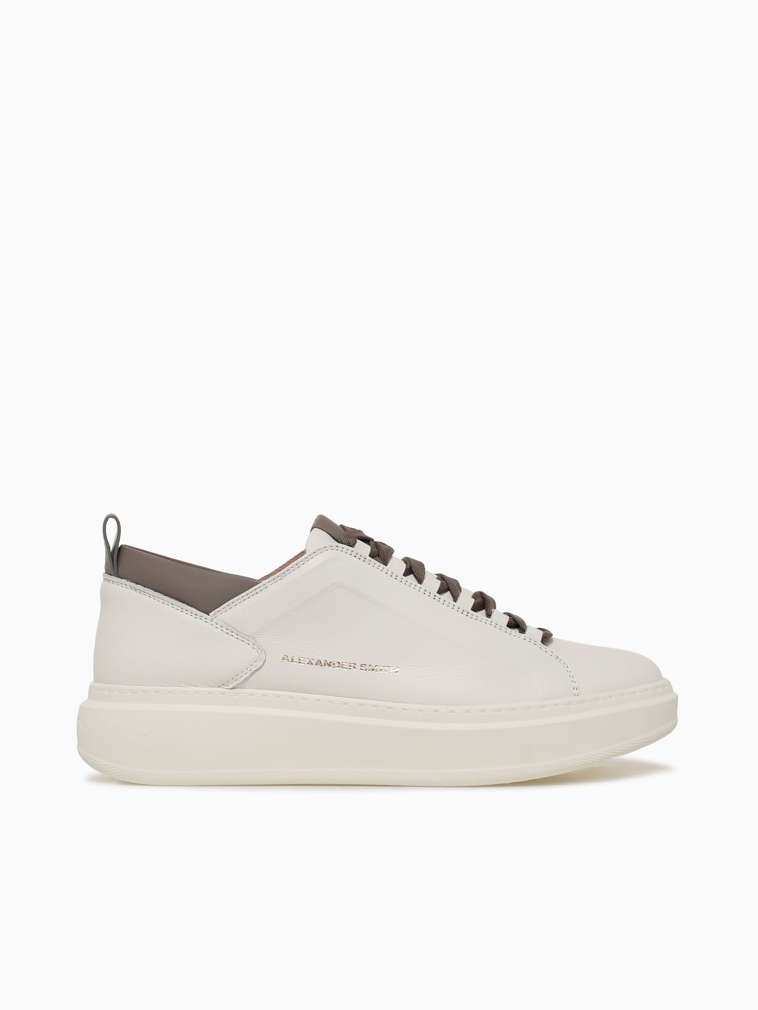 Wembley Man White Brown Leather Brown / 40 / M