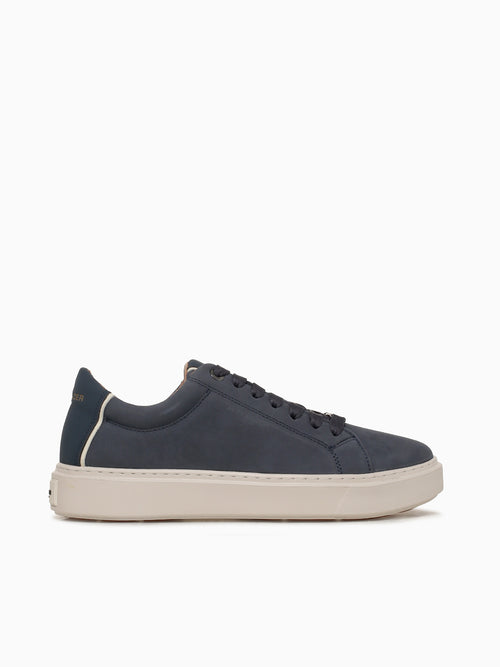 London Man Blue Leather Blue / 40 / M