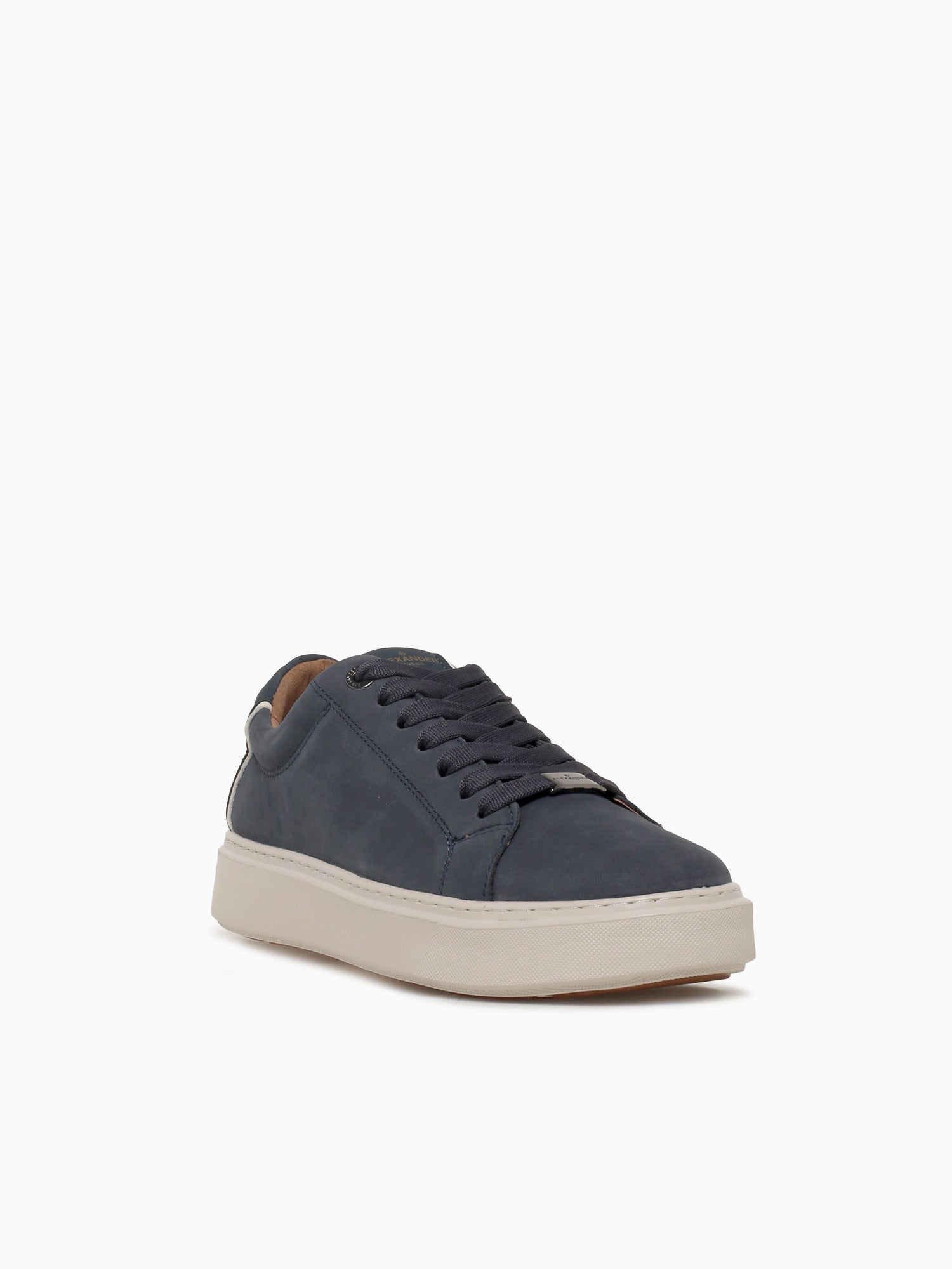 London Man Blue Leather Blue / 40 / M