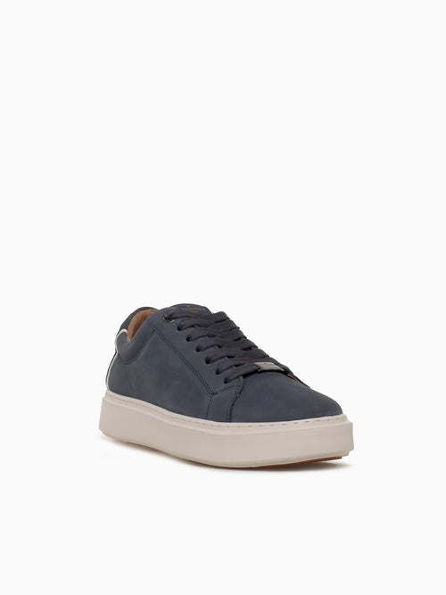 London Man Blue Leather Blue / 40 / M