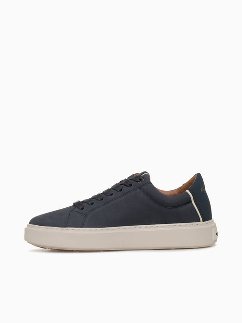 London Man Blue Leather Blue / 40 / M