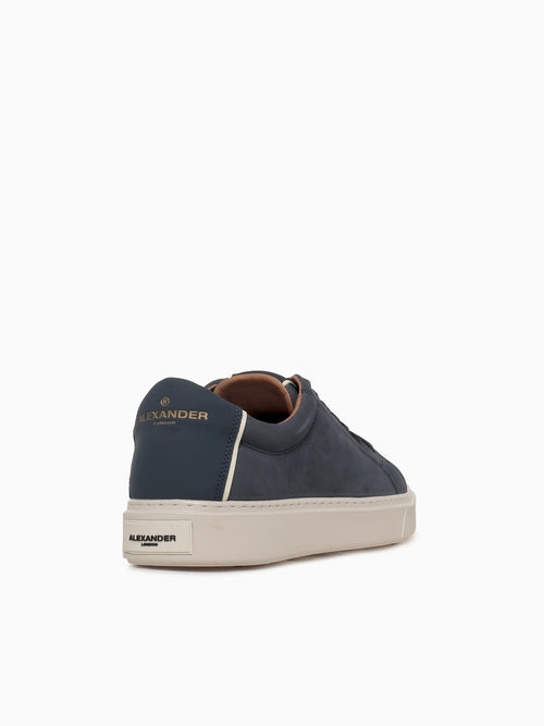 London Man Blue Leather Blue / 40 / M