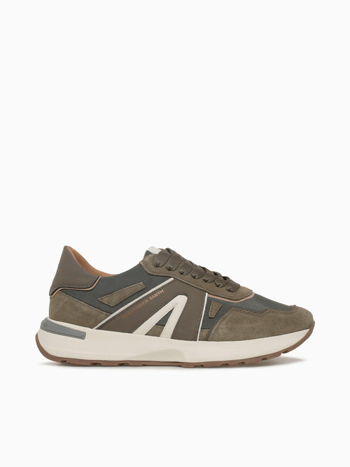 Liverpool Man Olive Leather Green / 40 / M