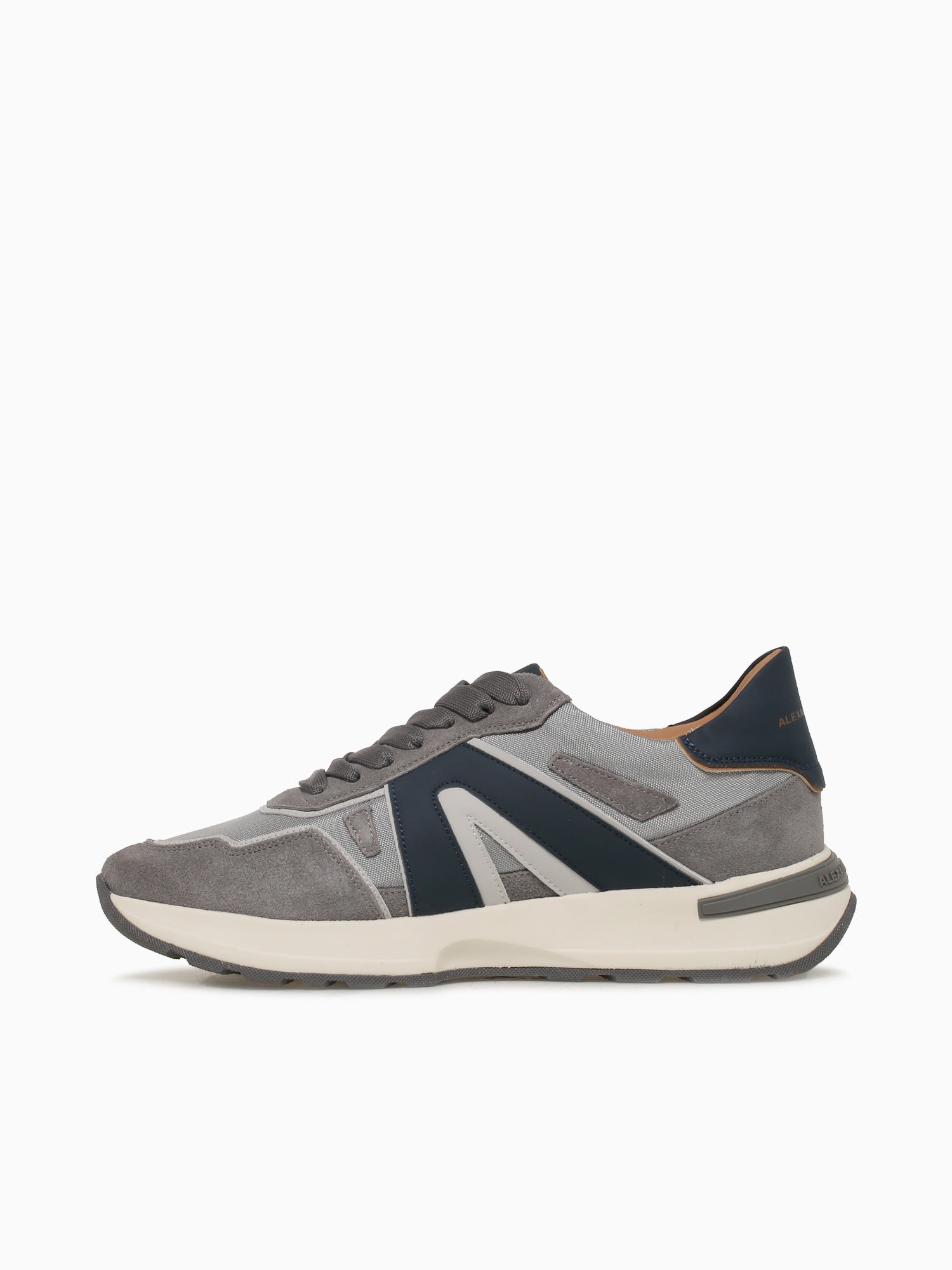 Liverpool Man Light Grey Blue Leather Grey / 40 / M