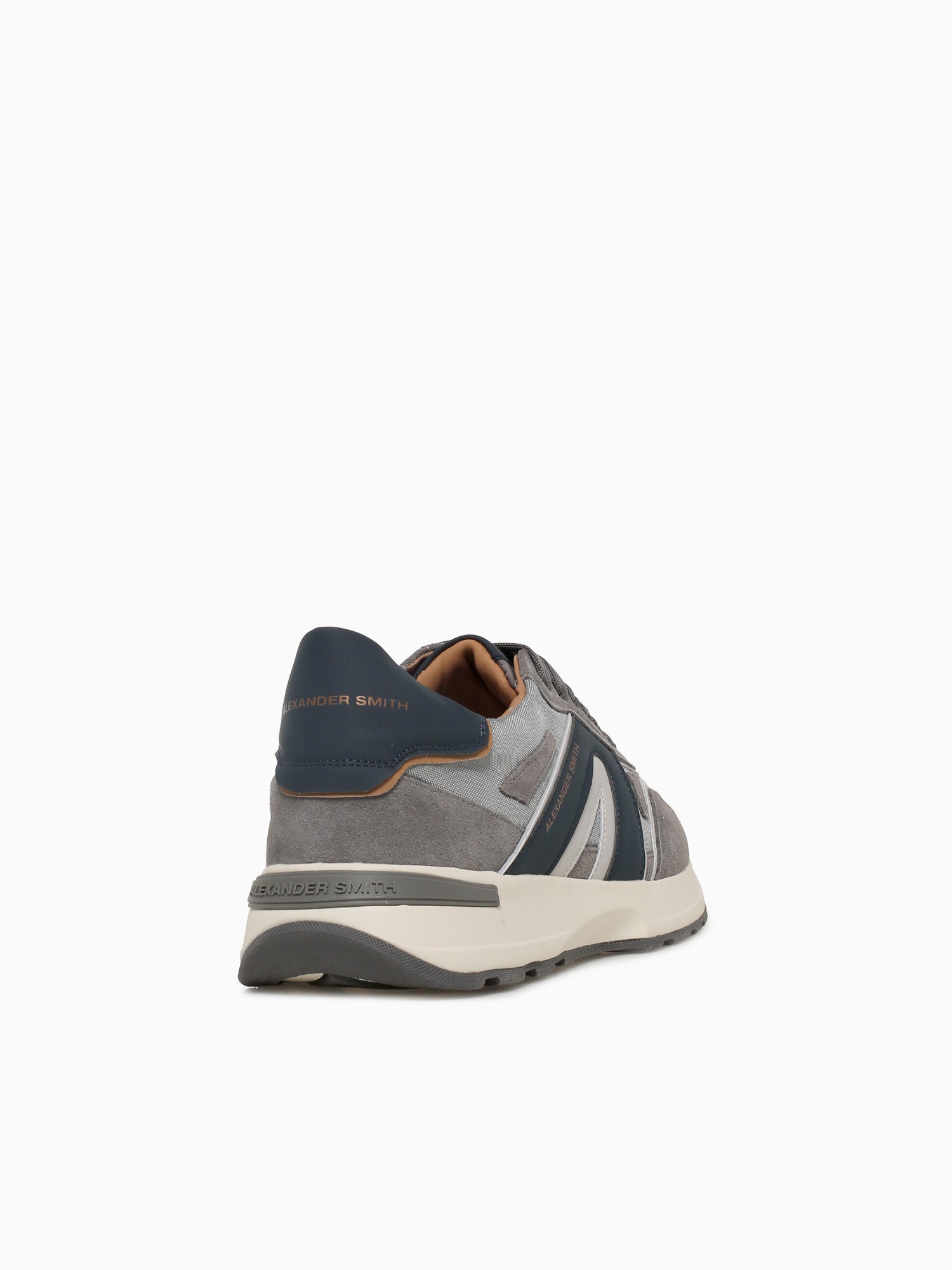 Liverpool Man Light Grey Blue Leather Grey / 40 / M