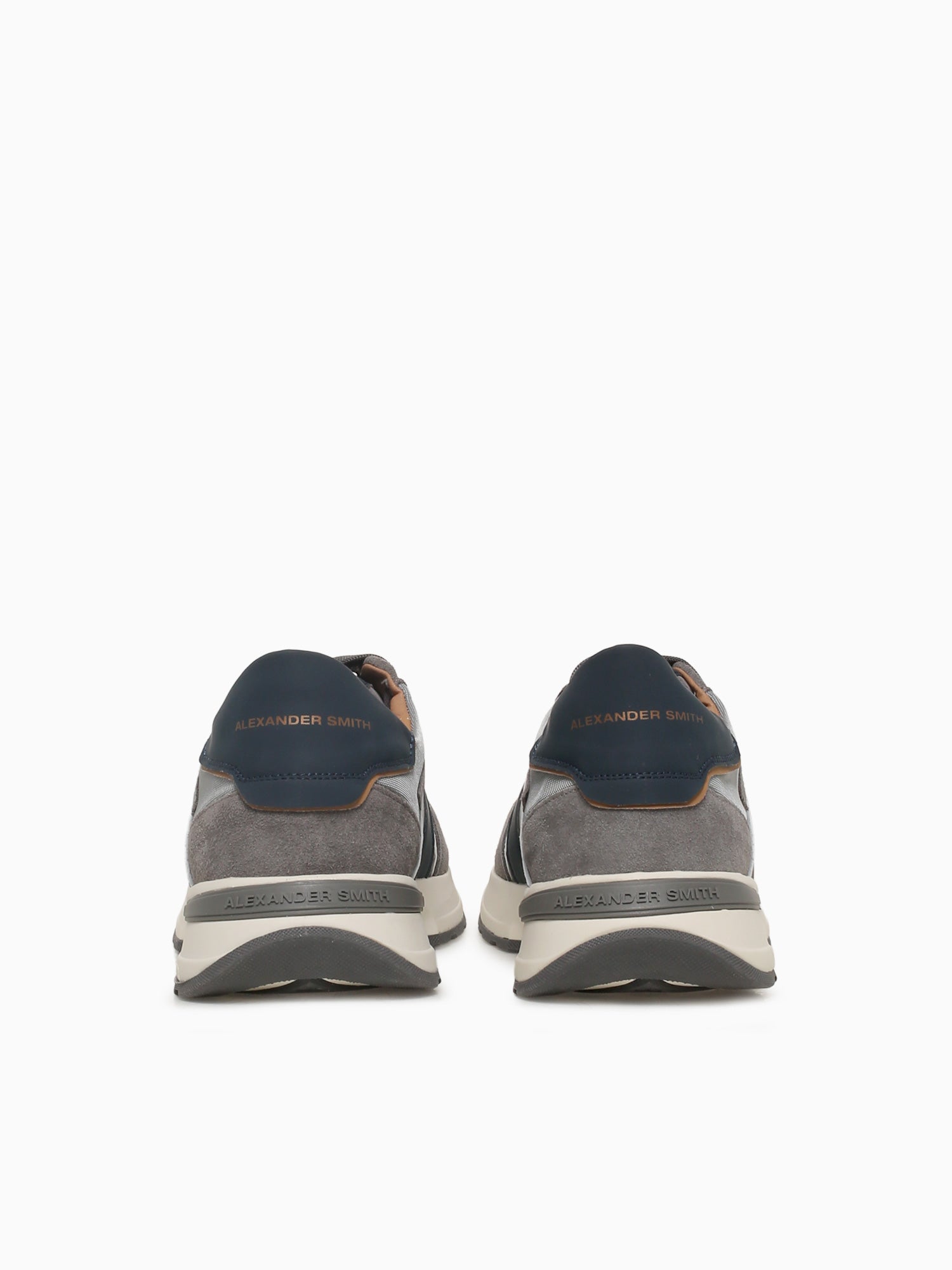 Liverpool Man Light Grey Blue Leather Grey / 40 / M