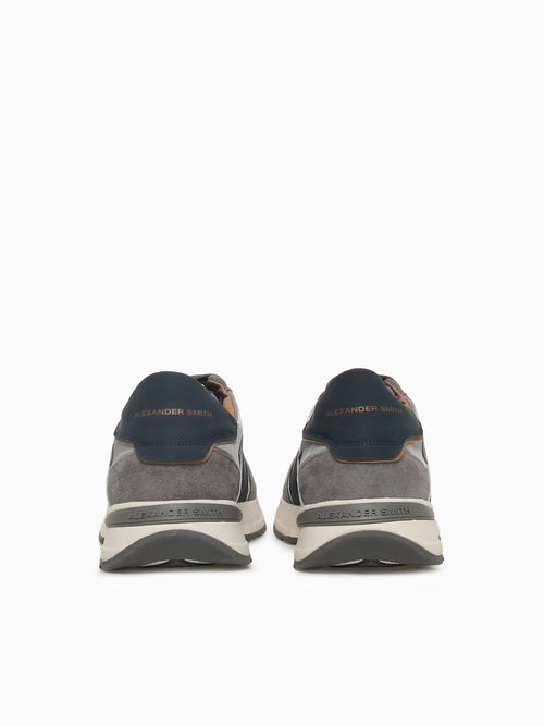 Liverpool Man Light Grey Blue Leather Grey / 40 / M