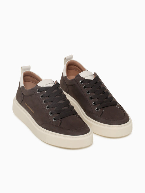 Bond Man Dark Brown White Leather Dark Brown / 40 / M