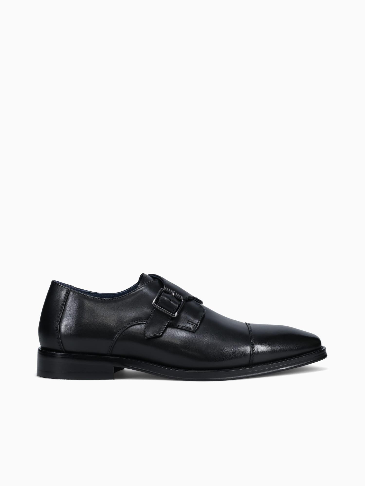 Justyn Black Brushed Calf Black / 7 / M