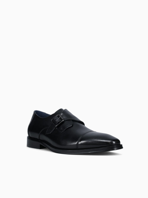 Justyn Black Brushed Calf Black / 7 / M