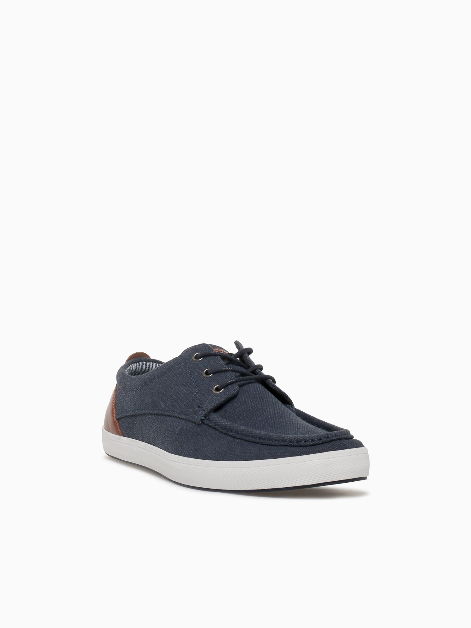 Angler Navy Tan canvas Navy / 7 / M