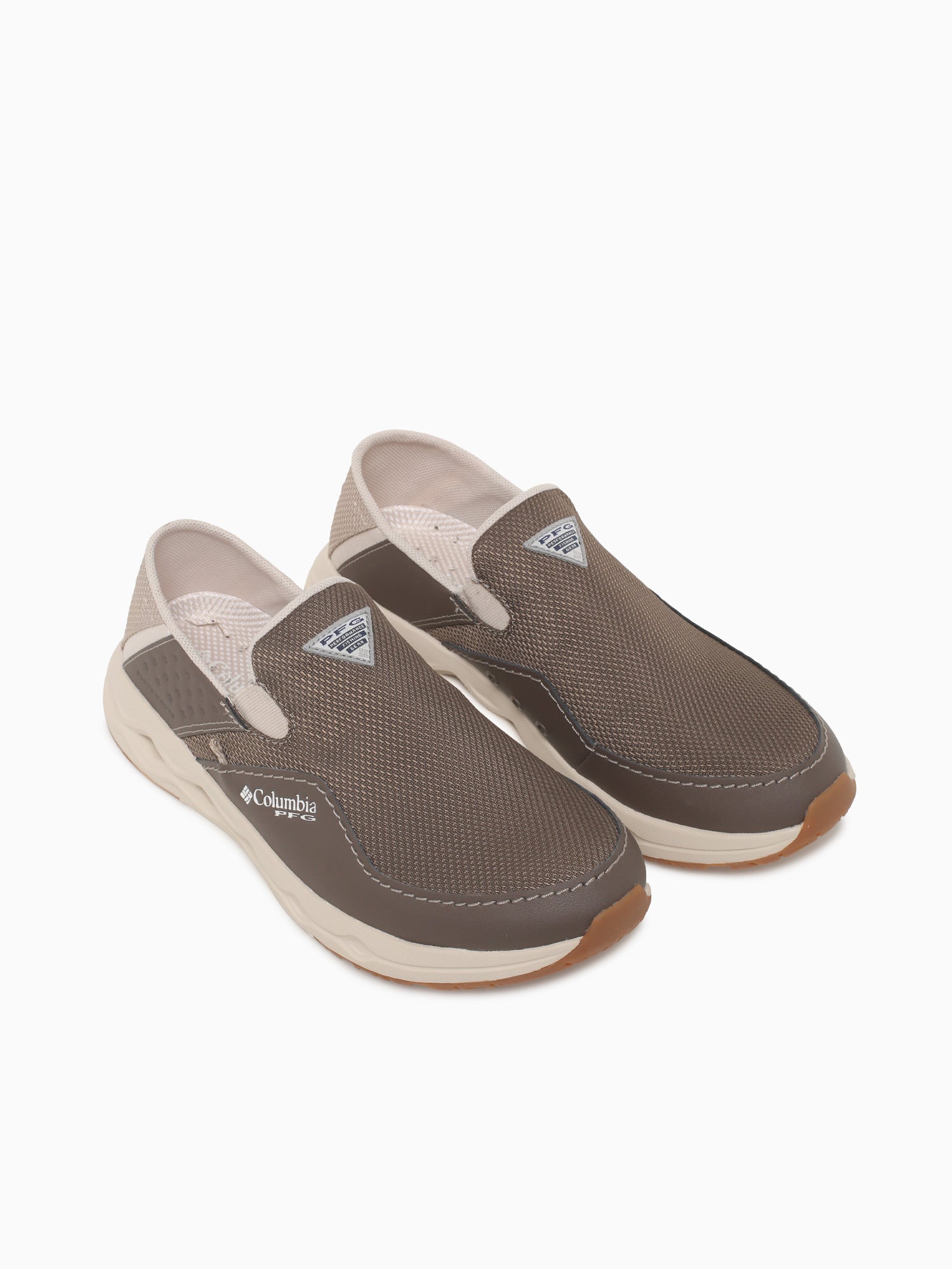 Bahama X Slip On Mud Oxfordtan lea Canva Brown / 7 / M