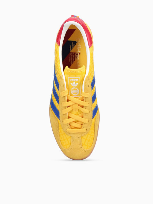 Gazelle Indoor Gold Blue Red suede Yellow / 4 / M