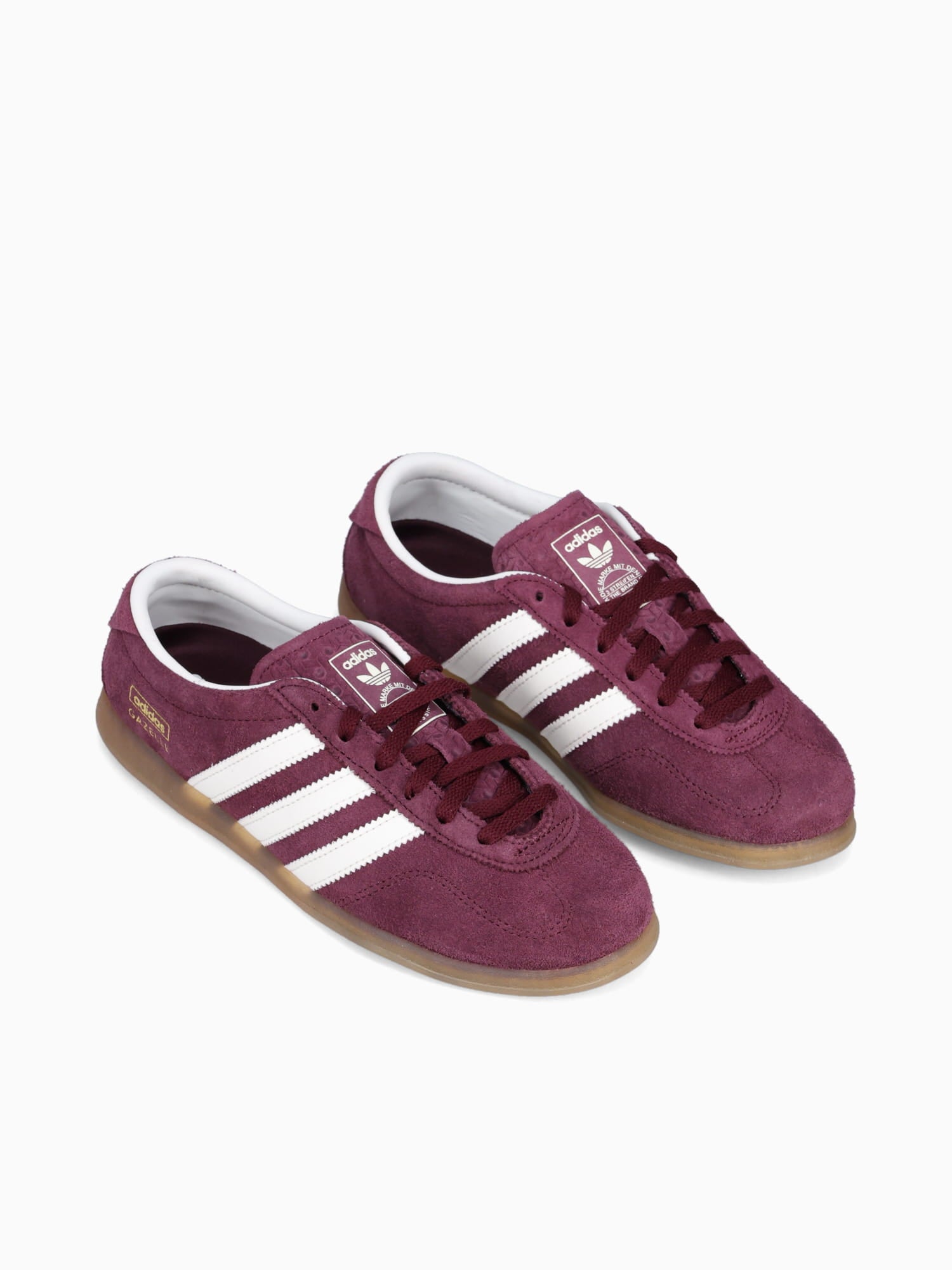 Gazelle Lo Pro W Maroon White suede Brown / 5 / M