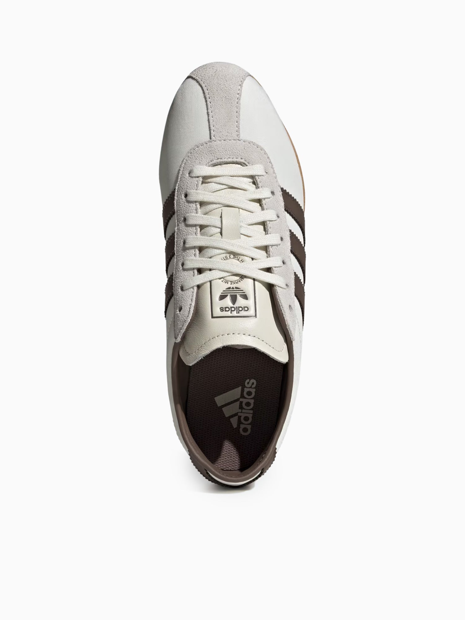 Tokyo W Off White Brown leather