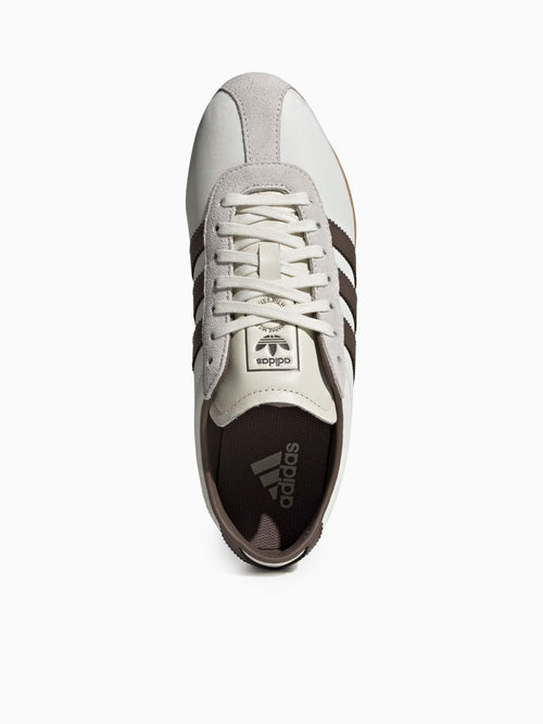 Tokyo W Off White Brown leather