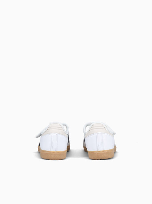 Samba Jane W White Black leather