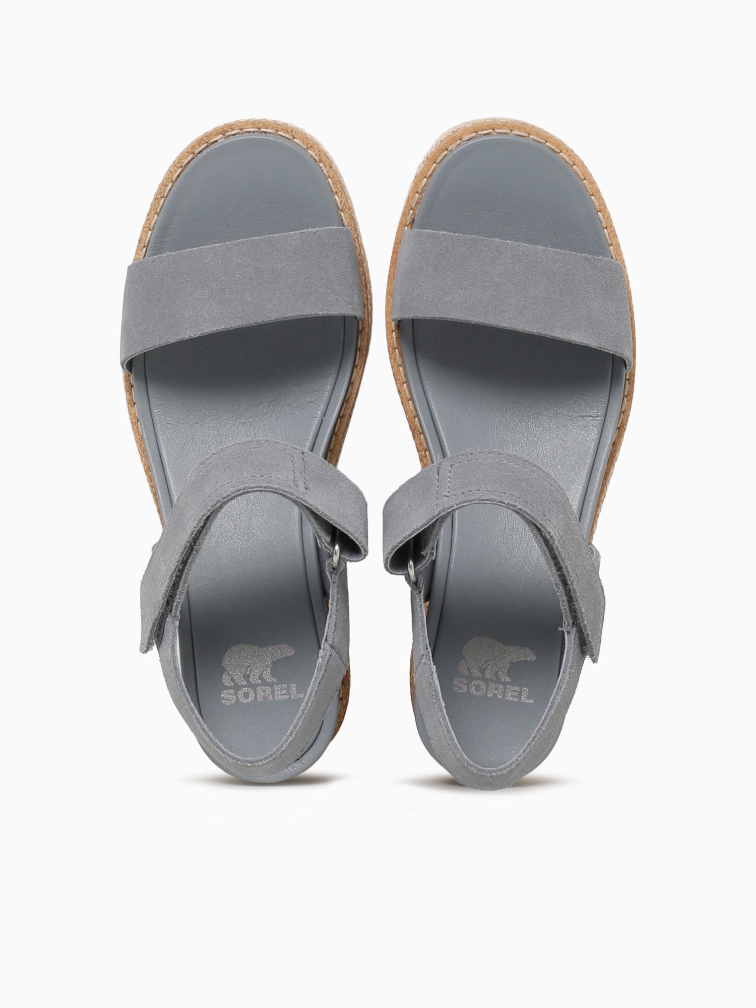 Joanie Iv Y Strap Grey Ash Gum suede Light Blue / 5 / M