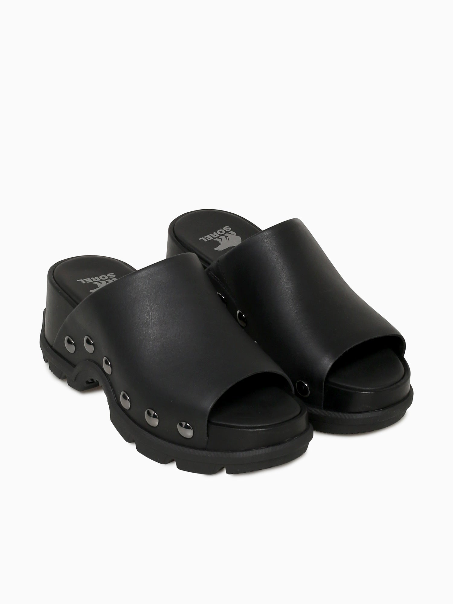Roam'n Slide Black Black leather Black / 5 / M