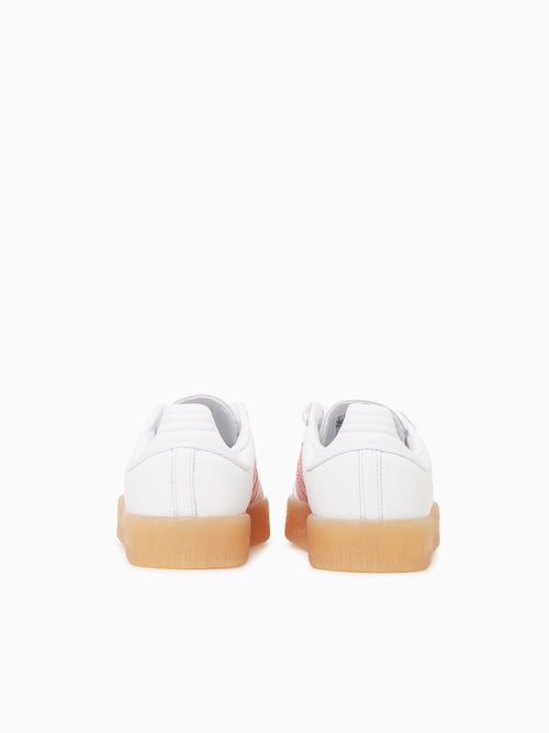 Sambae W White Pink leather Pink / 4 / M