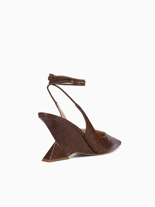 Kloe Café Croco Brown / 5 / M
