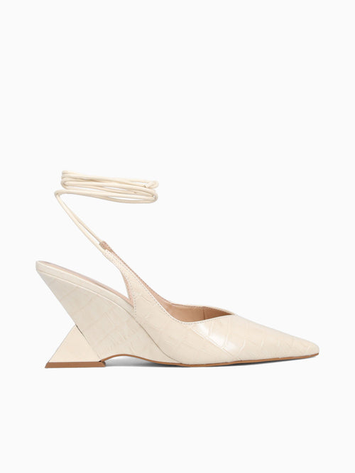 Kloe Butter Croco Off White / 5 / M
