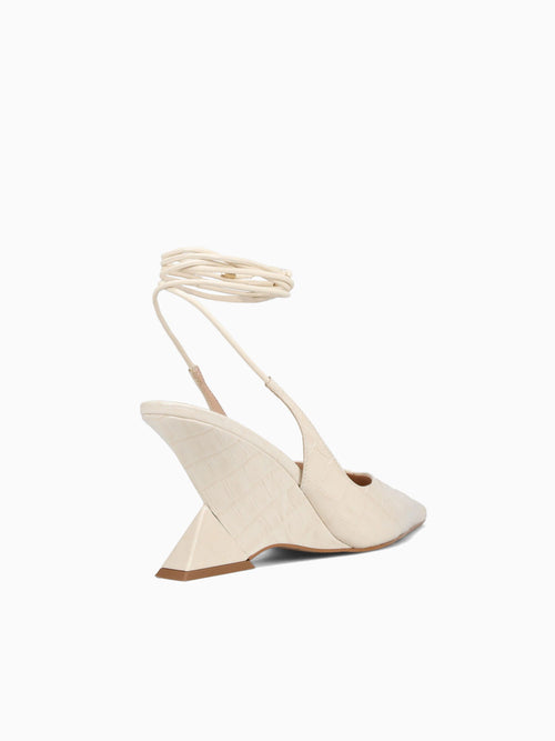 Kloe Butter Croco Off White / 5 / M
