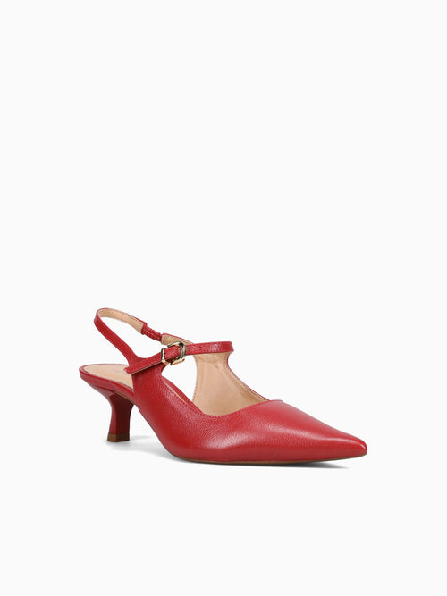 Francisca Scarlet Slim Fly Red / 5 / M