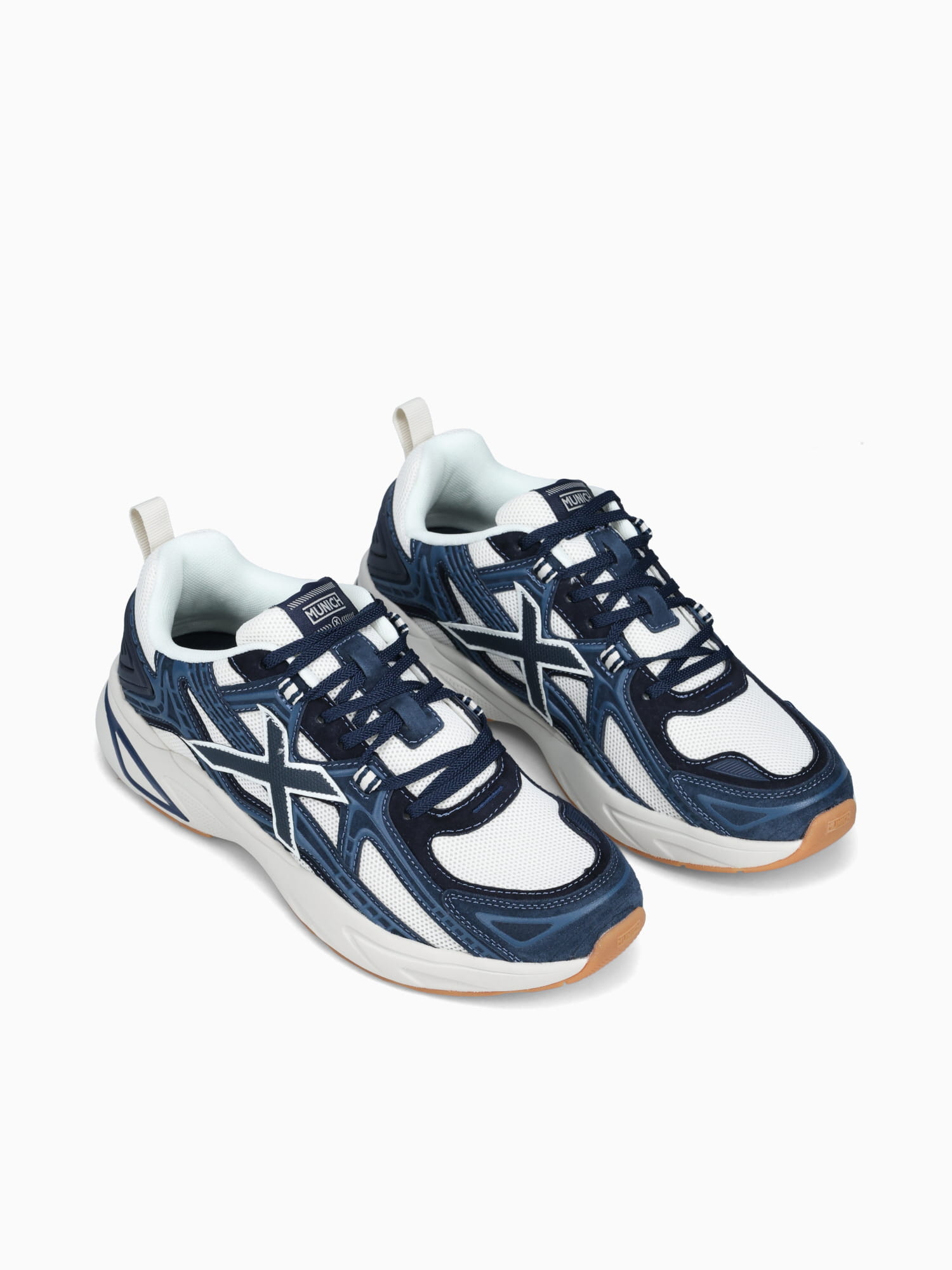 M2000 Navy Offwhite suede Mesh Navy / 40 / M
