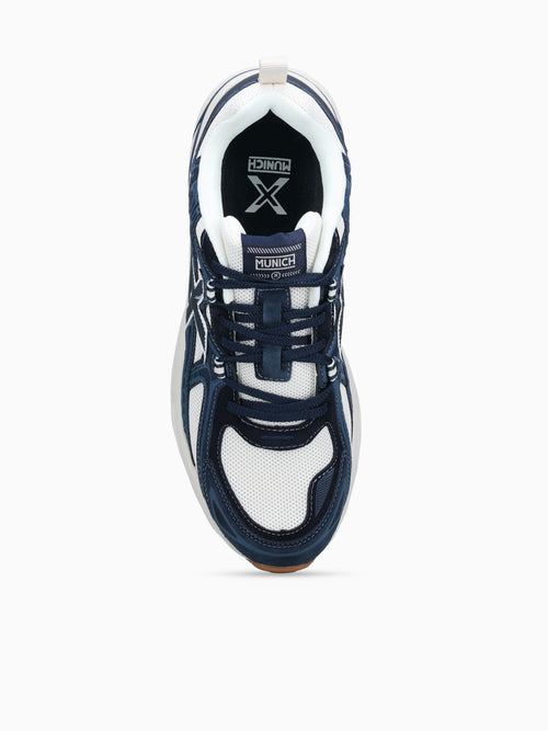 M2000 Navy Offwhite suede Mesh Navy / 40 / M
