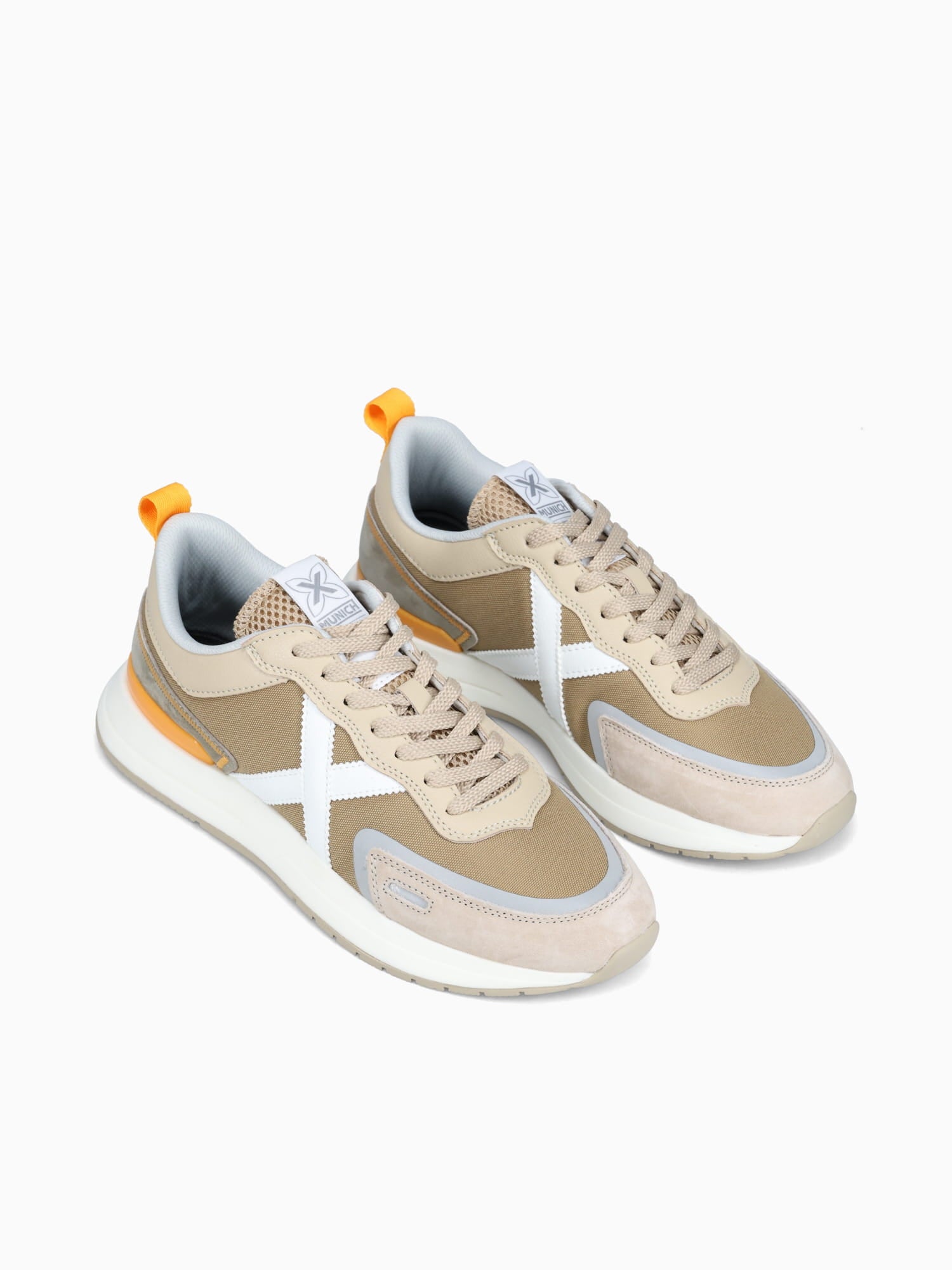 Speed Taupe White suede Mesh Taupe / 40 / M