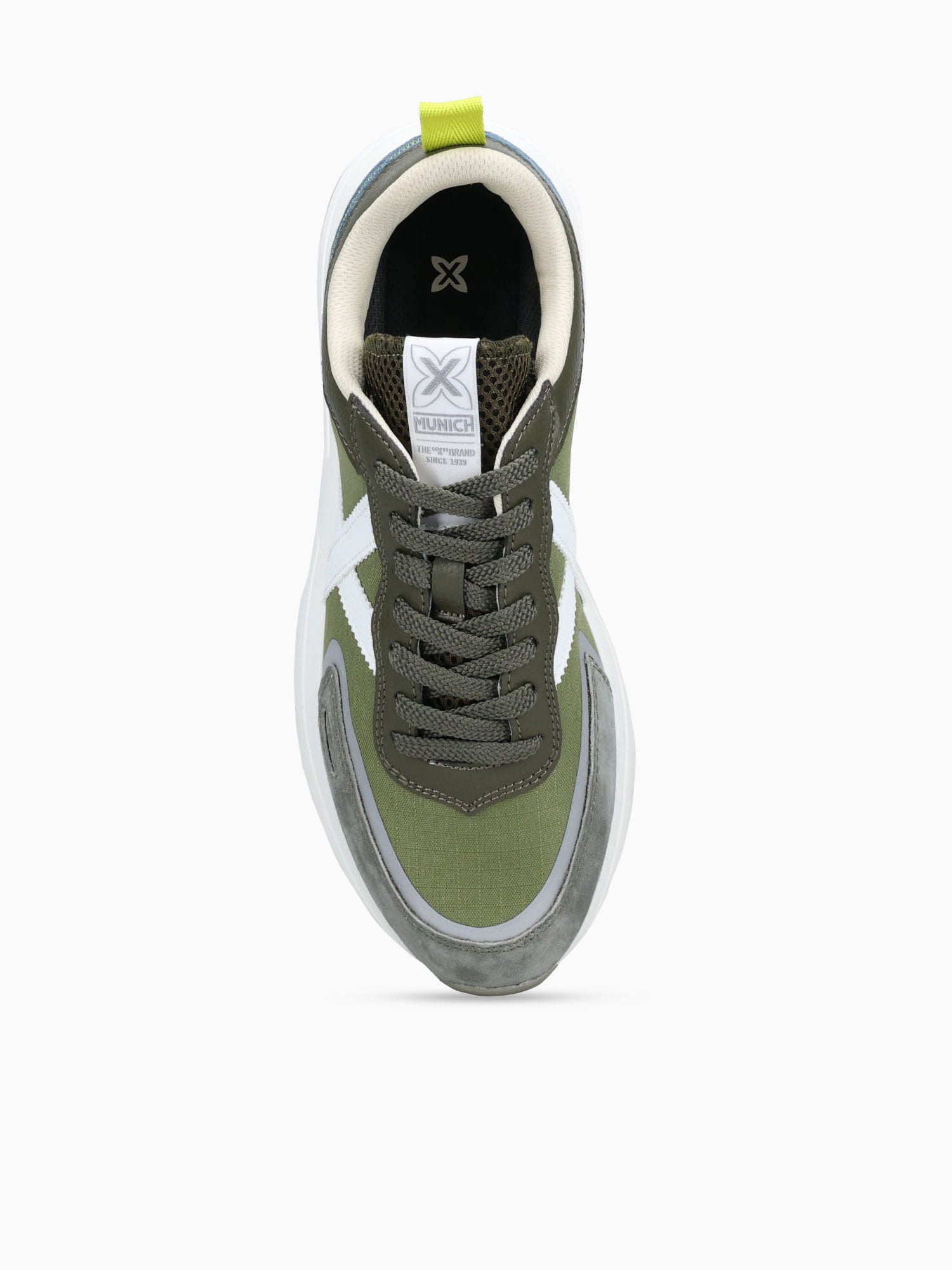 Speed Green White suede Mesh Green / 40 / M