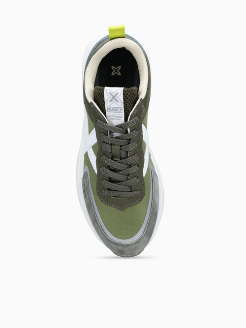 Speed Green White suede Mesh Green / 40 / M