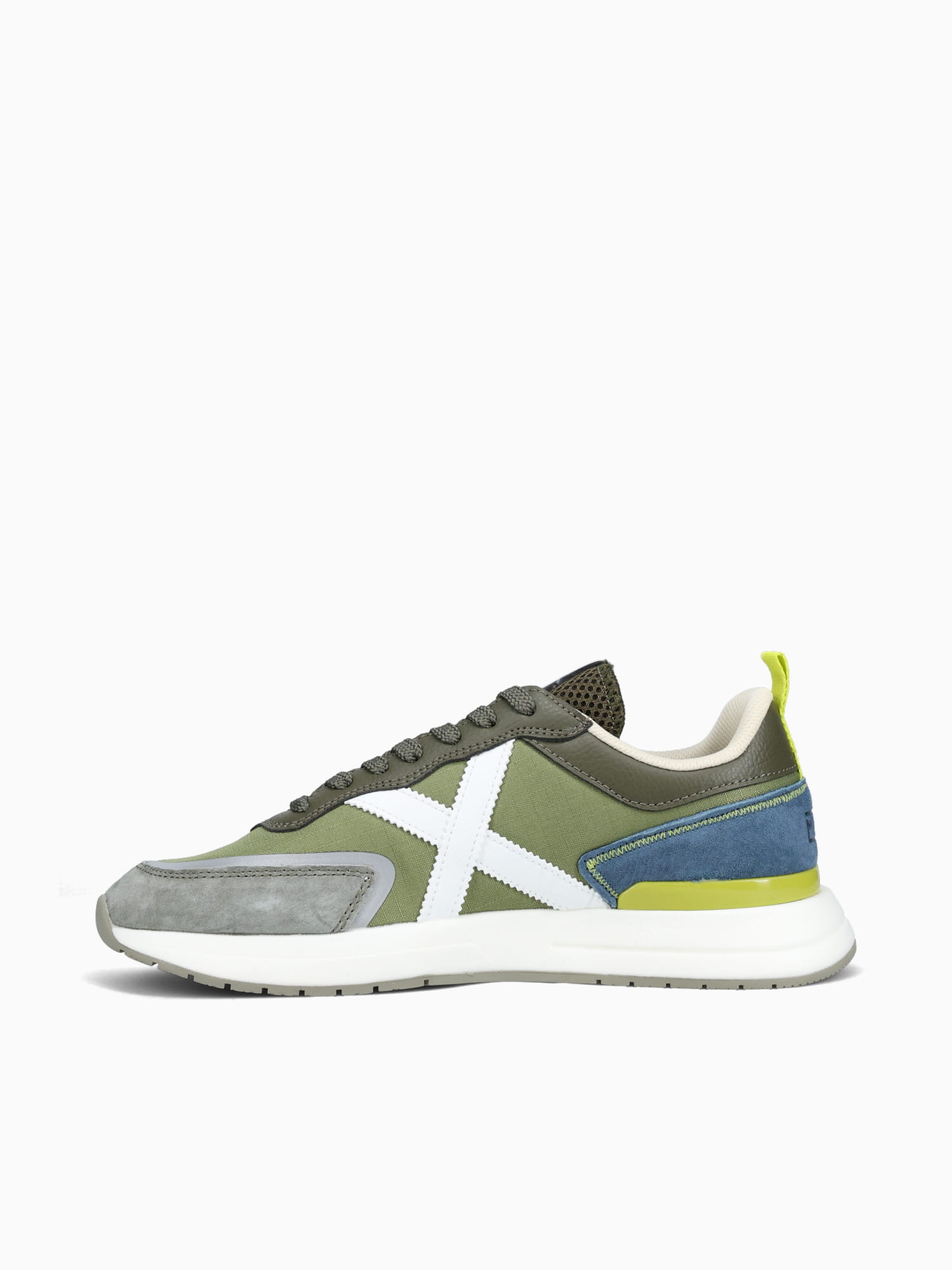 Speed Green White suede Mesh Green / 40 / M