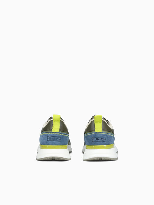 Speed Green White suede Mesh Green / 40 / M