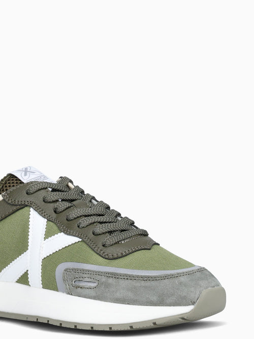 Speed Green White suede Mesh Green / 40 / M