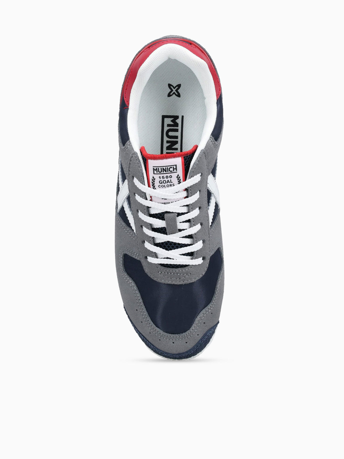 Goal Gris Negro Blanco suede Fabric Black / 40 / M