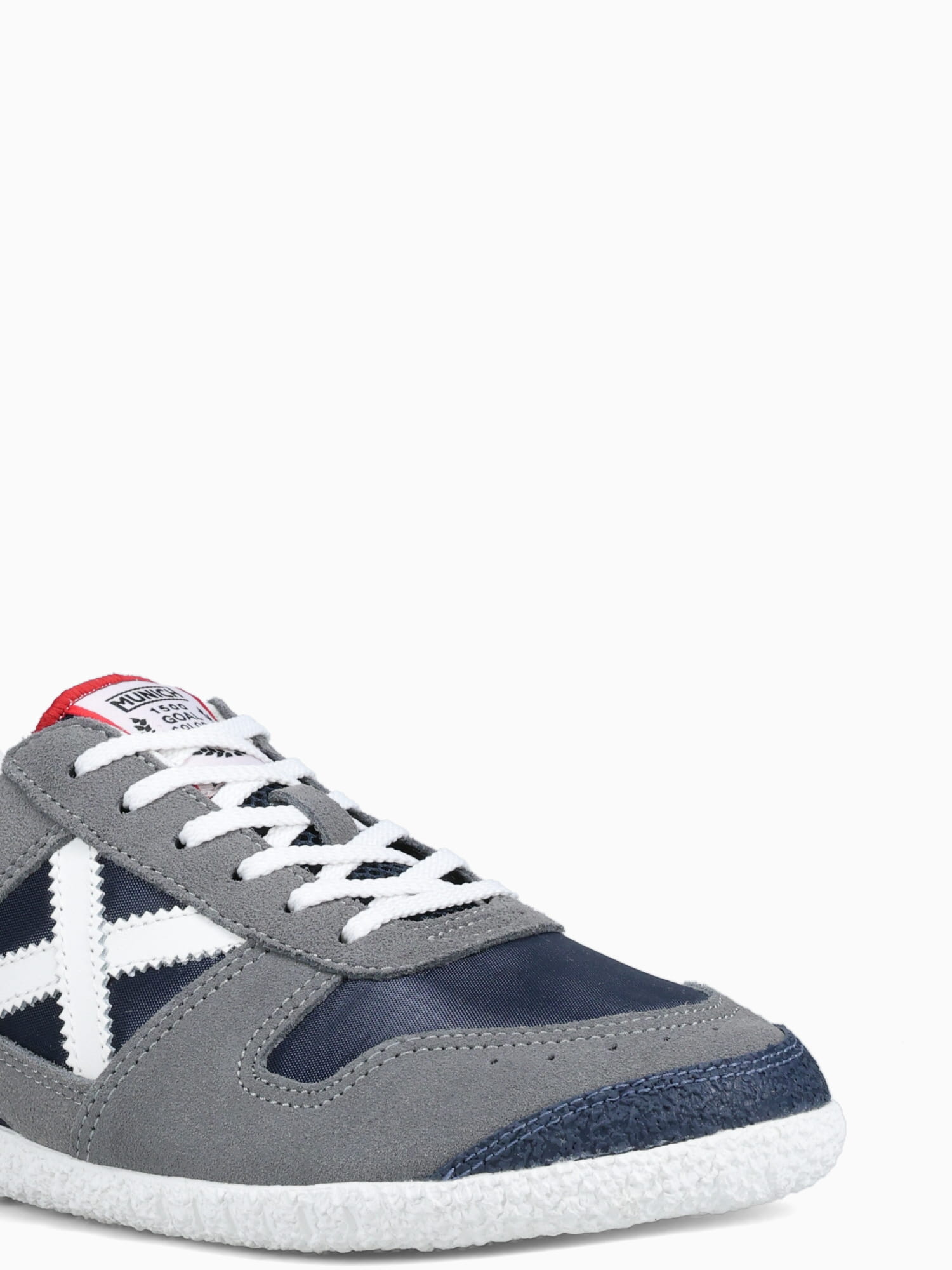Goal Gris Negro Blanco suede Fabric Black / 40 / M