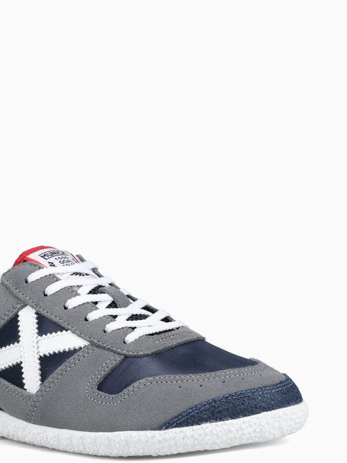 Goal Gris Negro Blanco suede Fabric Black / 40 / M