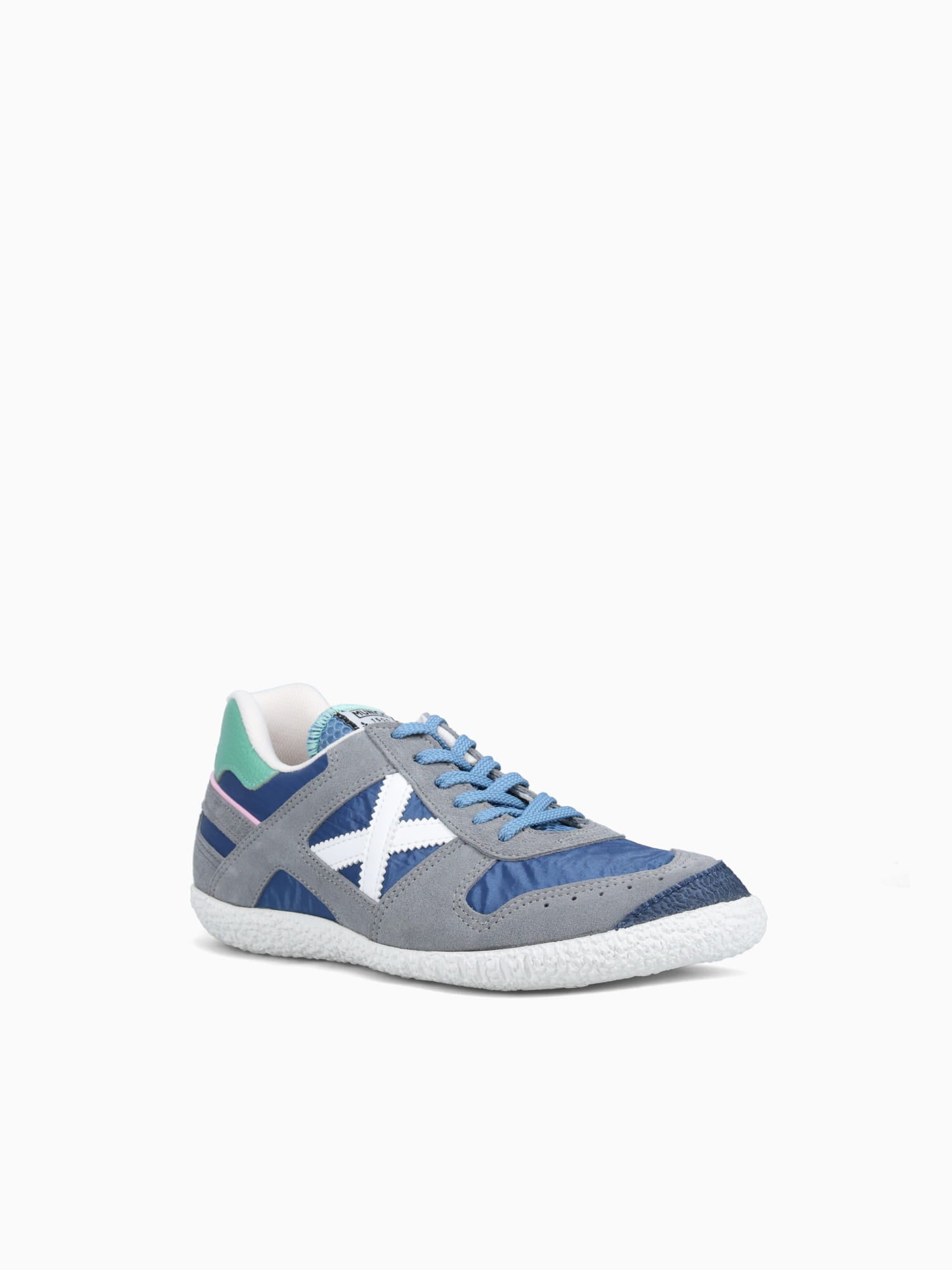 Goal Gris Azul Blanco suede Fabric Grey / 40 / M