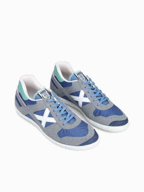 Goal Gris Azul Blanco suede Fabric Grey / 40 / M