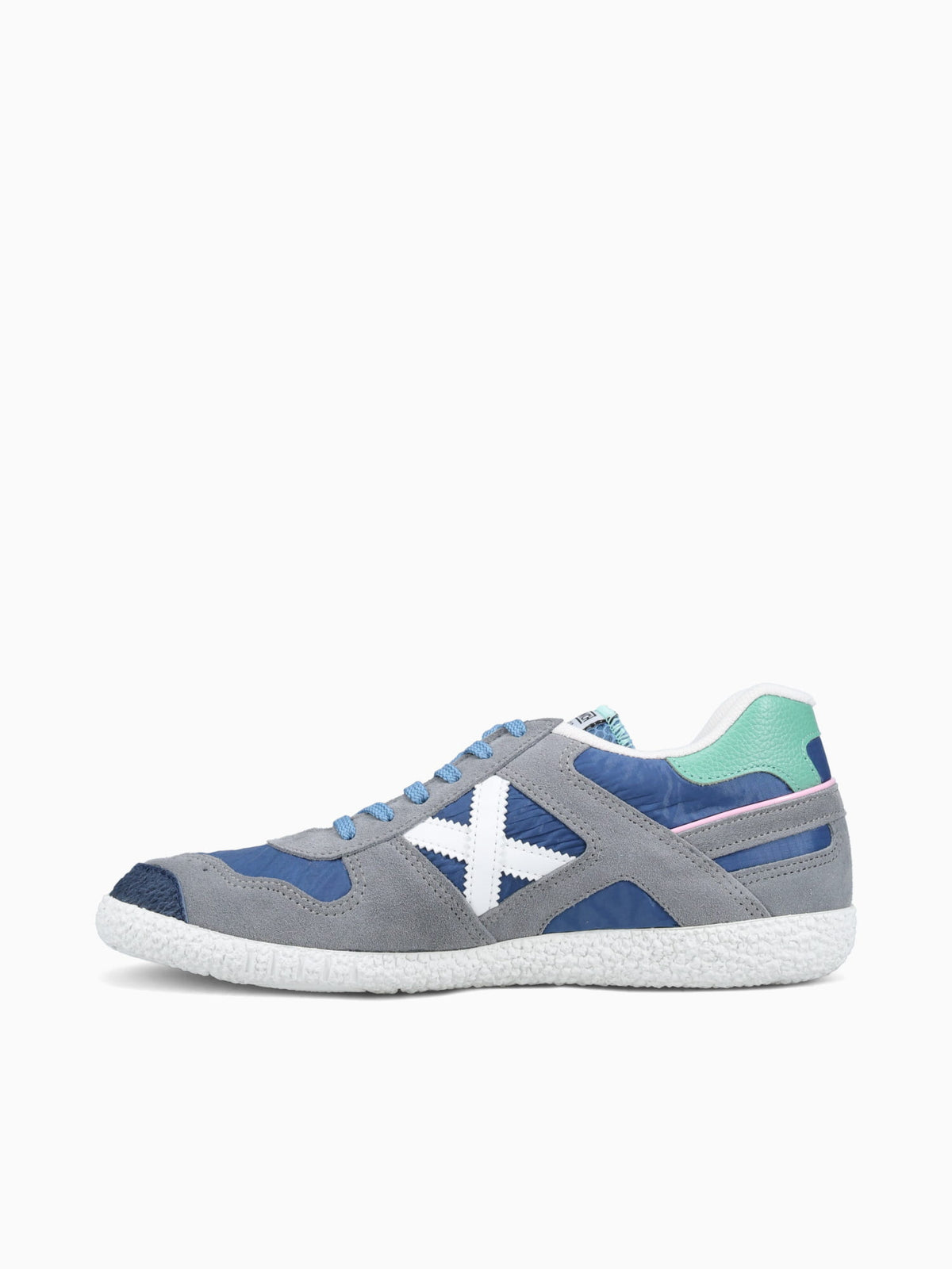 Goal Gris Azul Blanco suede Fabric Grey / 40 / M