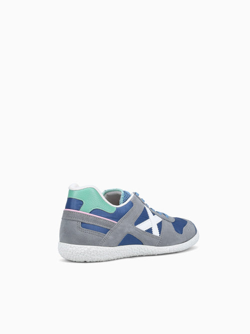 Goal Gris Azul Blanco suede Fabric Grey / 40 / M
