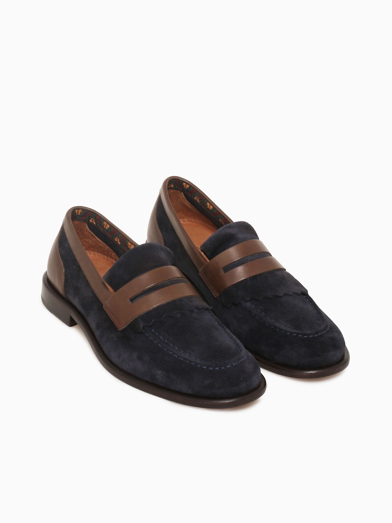 Raheem Navyblue Moca camurca Look Navy / 7 / M